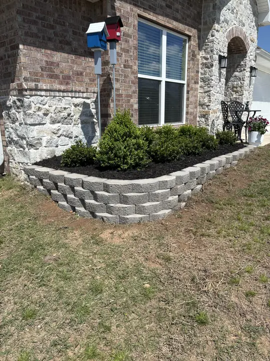 Block Retaining Wall Brick Home Springdale